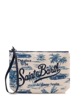 Aline Pouch with Palm Trees Print