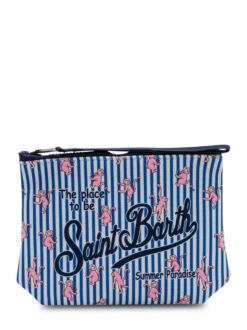 Aline Pouch with Zip Closure and Front Logo