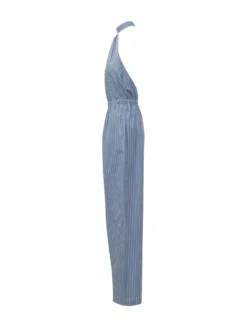 Amber Striped Halter Jumpsuit