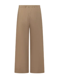 Argento Wide Leg Trousers with Drawstring