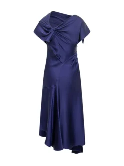 Asymmetric Draped Dress