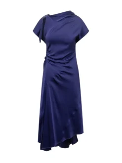 Asymmetric Draped Dress