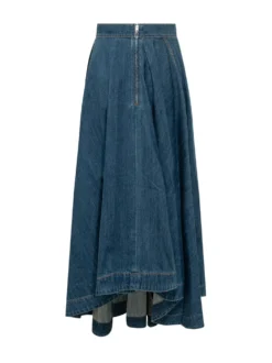 Asymmetric Long Skirt