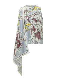 Asymmetric Printed Top