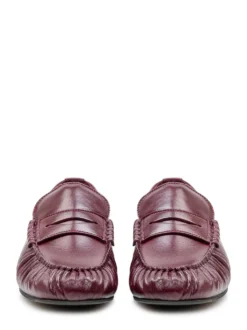 Aven Leather Loafers with Penny Strap