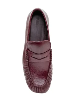 Aven Leather Loafers with Penny Strap