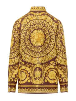 Baroque Formal Shirt In Fluid Fabric