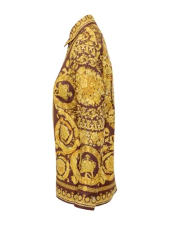 Baroque Formal Shirt In Fluid Fabric