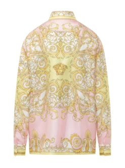 Baroque Formal Shirt In Fluid Fabric