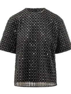 Beaded Oversized Top