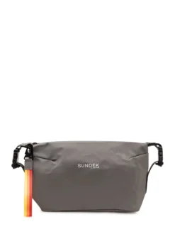 Beauty Case with Logo and Zip Closure