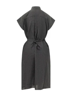 Belted Midi Shirt Dress