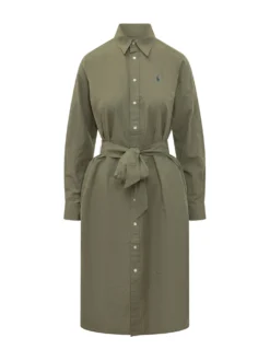 Belted Shirt Dress