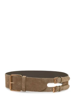 Belt with Double Side Buckles