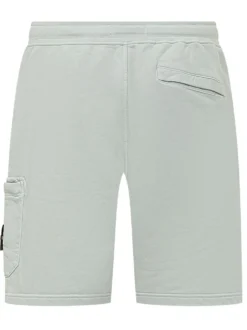 Bermuda In Felpa Con Tasca Cargo E Coulisse