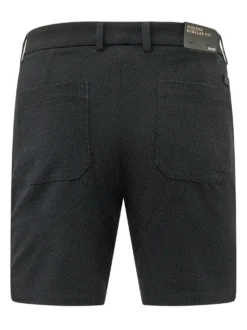 Bermuda Shorts with Belt Loops and Button