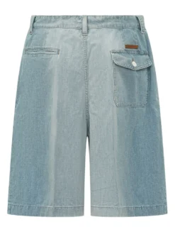 Bermuda Shorts with Knotted Belt
