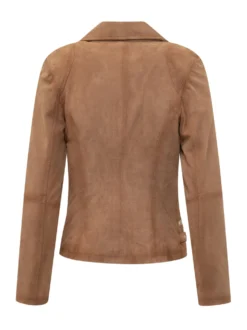Biker Jacket with Asymmetrical Zip and Pockets