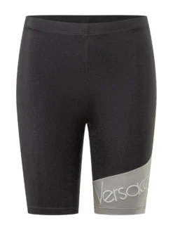 Biker Shorts with Diagonal Motif