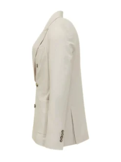 Blazer Doppiopetto in Jersey con Tasche