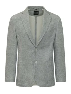 Blazer Uomo Classico in Tessuto Mélange