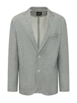 Blazer Uomo Classico in Tessuto Mélange