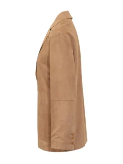 Blazer with Lapel and Button