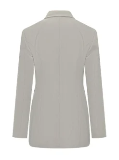 Blazer with Lapels and Flap Pockets