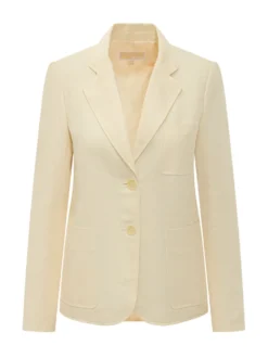 Blazer with Lapels and Patch Pockets