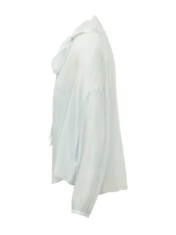 Blouse with Neck Bow