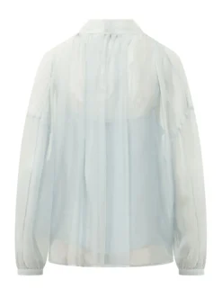 Blouse with Neck Bow