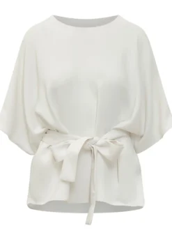 Blouse With Waist Bow