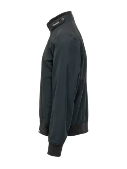 Bomber con Collo Alto e Zip