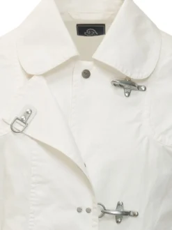 Bomber Jacket with Hook Closure