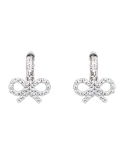 Bow Hoop Earrings