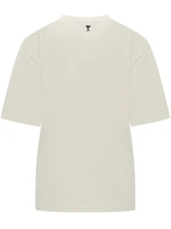 Boxy T-shirt with Lettering Print