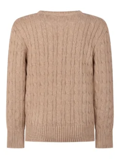 Boys Cable-Knit Cotton Sweater