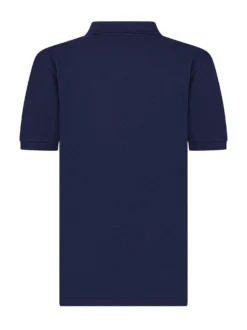 Boys Cotton Piqué Polo with Embroidered Logo