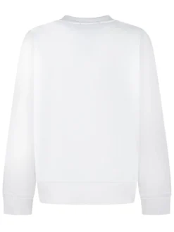 Boys Cotton Sweatshirt with Tone-on-Tone Large Logo