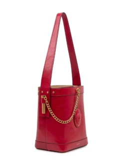 Bucket Bag with Chain and Single Handle