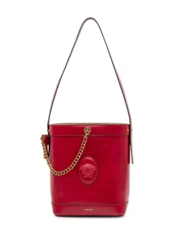 Bucket Bag with Chain and Single Handle
