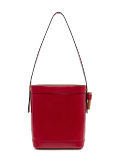 Bucket Bag with Chain and Single Handle