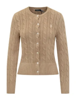 Cable Knit Buttoned Cardigan