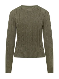 Cable Knit Crewneck Sweater