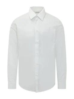 Camicia a Manica Lunga con Colletto Classico e Bottoni