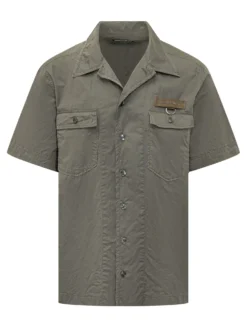 Camicia a Maniche Corte con Tasche