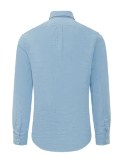Camicia a Maniche Lunghe con Colletto Button-Down