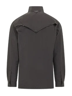 Camicia a Maniche Lunghe con Tasche Applicate