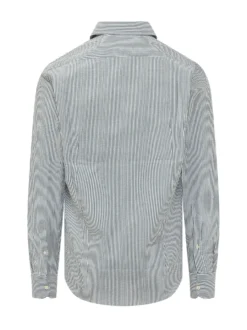 Camicia a Righe con Colletto Classico