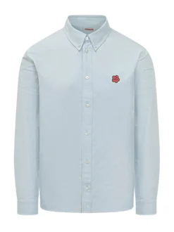 Camicia Boke Flower In Cotone